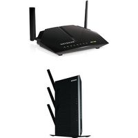 NETGEAR AC1200 WiFi DOCSIS 3.0 Cable Modem Router (C6220-100NAS) Bundle with NETGEAR Nighthawk AC1900 Desktop WiFi Range Extender (EX7000-100NAS)
