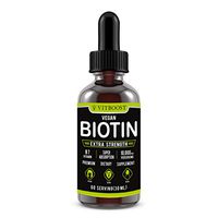 Extra Strength 10,000 mcg Biotin Liquid Drops with Organic Berry Flavor | 60 Servings | Vegan Formula Supports Hair Growth, Strong Nails, Healthy Skin | NO Artificial Preservatives