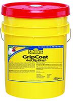 Simoniz G0001005B Grip Coat Floor Finish, 5 gal, 11" Height