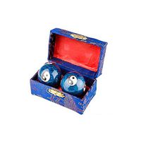 M.V. Trading Chinese Health Exercise Stress Baoding Balls Relaxation Therapy YIN YANG Design