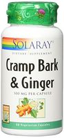 Solaray Cramp & Ginger Bark 500 mg VCapsules, 60 Count