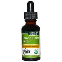 Gaia Herbs Certified Organic Lemon Balm Herb, 1 fl oz (30 ml)