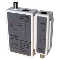 Nelly's Security Network RJ45 CAT5 CAT5e CAT6 and RG59 Siamese BNC CCTV Continuity Cable Tester Tool