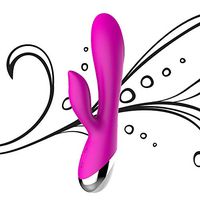 Cordless Wand Massager 10 Powerful Speeds 10 Modes, Handheld Personal Body Back Neck Shoulder Massager Rechargeable Waterproof(Rose Red)