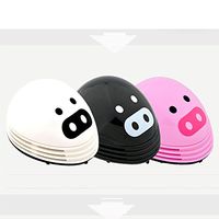 Mini Vacuum Cleaner Dry Battery Desktop Cleaner Strong Suction Fast Cleaning Squeegee Erase dust Study Table Life Small Helper Pig