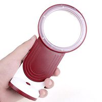 Magnifying Glass Engineering Plastic Optical Glass with Light Led Aa Battery USB Charging Handheld HD 6X Foldable Portable Old People Read Repair Desktop Magnifier Table Lamp