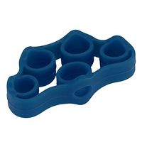 Mosichi Silicone Hand Grip Strengthener Hand Exerciser Grip Strength Wrist Exercise Finger Stretcher Trainer Dark Blue