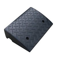 Rubber Uphill Ramps, Hotel Garage Store Parking Lot Garden Mat- Non-Slip Pad Outdoor Ramps Vehicle Ramps (Color : Black)