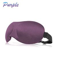 Sleep Eye Mask Sleeping Eye Mask - 1 PCS 3D Portable Soft Travel Sleep Rest Aid Eye Mask Cover Eye Patch Sleeping Mask Case - Eye Sleep Mask(Purple)