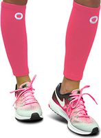 Crucial Compression Calf Sleeves for Men & Women (Pair) - Instant Shin Splint Support, Leg Cramps, Calf Pain Relief, Running, Circulation and Recovery Socks - Premium Compression Sleeve for Calves