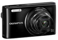 Olympus Stylus VG-180 16-Megapixel 5X 26mm Wide Optical Zoom 2.7 Inch LCD - Black