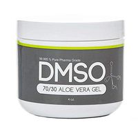 DMSO Dimethyl Sulfoxide 4oz Jar -70/30 Pharma Grade (99.995%) Gel w/Aloe Vera Super Biologic