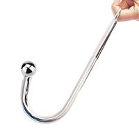 Metal Stainless Stick Àmàl Hook Steel Slave for Lover Uni Rope Hook Massagers with 1 Balls