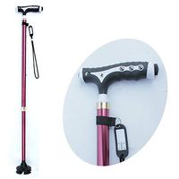 XIAOXIAO Retractable Crutch, Height Adjustable, Hand with Crutch, Height Adjustable Crutch, Suitable for Middle-Aged and Elderly People
