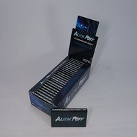 Alien Puff Black MAGNET pack 1.25 Size Cigarette Papers & Filter Tips (24 x 50 x 50)