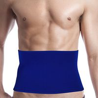 Men Women Neoprene Compression Waist Trimmer Belt Kidney Binder Lower Back Brace Lumbar Abdominal Support Breathable Sweat Slimming Band Strap Weight Loss Ab Wrap
