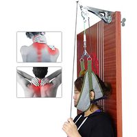 HMAMERÂ Cervical Traction Device, Door Neck Massager Device Cervical Traction Over Kit - Cervical Traction Device Help Relieve Tension Nerves