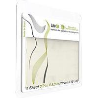 Lifesil Silicone Scar Treatment Gel Sheet - Reduce Appearance of Scars From Accidents, Surgery, Stretch Marks, Burns - Self-adhesive, Durable and Reusable - Pack with 1 sheet