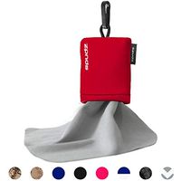 SPUDZ Classic | Microfiber Cloth Screen Cleaner and Lens Cleaner | Red | 10 x 10 Inches