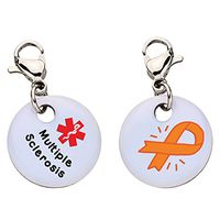 Multiple Sclerosis Snap-On Bracelet Charm-Parent (Stainless Steel)
