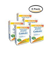 Pack of 5 - Boiron Coldcalm Cold Relief Tablets, 60ct