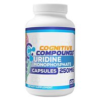 Uridine Monophosphate Capsules - May Improve Mood & Cognitive Function Support - 120 Count - Cognitive Compounds