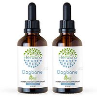 Dogbane A120(2pcs) Alcohol Herbal Extract Tincture, Super-Concentrated Wildcrafted Luo Bu Ma (Apocynum venetum) Dried Leaf (2x4 fl oz)