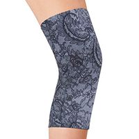 Celeste Stein Pain Relieving Compression Knee Sleeve - 4 Way Elastic Stretch Band for Extra Support, Queen