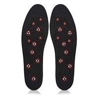 Magnetic Insoles for Men Women Acupuncture Points Massaging Shoes Pads Breathable Cure Foot Odor Orthotic Shoe Inserts(Large Size 40-46)