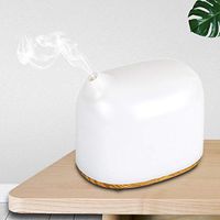300ml Essential Oil Diffuser, Wood Grain Aroma Humidifier with Adjustable Mist Mode 7 Colors Light Ultrasonic Aromatherapy Diffuser