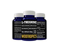 L-Theanine Capsules for Anxiety Relief, Improved Sleep Quality and Added Concentration - Theanine Nootropic for Improved Cognitive Performance by WodTropic, 100%