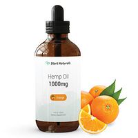 Start Naturals Hemp Oil 1000 mg | Best Hemp Oil for Pain, Stress and Anxiety Relief (4 Fl Oz (120 ml), Orange)
