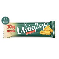 Uniq2go Peanut Protein Bar, High Protein, Gluten Free, no Added Sugar and no Chemical preservatives,12 Count