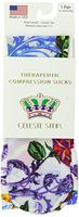 Celeste Stein Therapeutic Compression Socks, Tattoo Parlor, 15-20 mmhg, 1-Pair