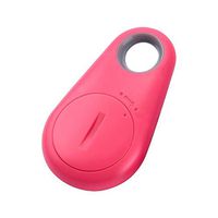 wonderflowers Bluetooth Anti lost Tracer Pet Child GPS Locator Tag Tracker Alarm Pink Color