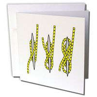 3dRose Nautical Cleat Hitch For Boats - Greeting Cards, 6 x 6 inches, set of 6 (gc_80501_1)
