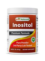 Best Naturals Pure inositol Powder (Vitamin B8), 1 Lb Supports Healthy Liver Function, Promotes Cellular Detoxification & Supports Membrane Function