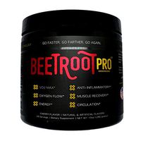 Beetroot Pro Sports Beet Powder for Optimized Circulation, Trusted by Elite Professional Athletes, Enhance Muscle Strength, Boost Energy, VO2 Max, Patented NO3-T Nitrate Technology