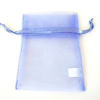 Mini Organza Favor Pouches (10 Count) - Blue Iris