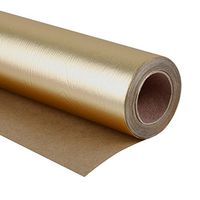 WRAPAHOLIC Gift Wrapping Paper Roll - Basic Texture Matte Gold for Birthday, Holiday, Wedding, Baby Shower Gift Wrap - 30 inch x 33 feet