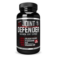 Rich Piana 5% Nutrition Joint Defender Maximum Joint Support Capsules with Type 2 Collagen, Glucosamine, Chondroitin, MSM, Curcumin, Hyaluronic Acid, 200 Capsules, 25 Servings