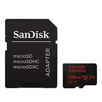 SanDisk Extreme 128GB microSDXC UHS-3 Card - SDSQXAF-128G-GN6MA (Renewed)