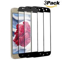 [3 Pack] Galaxy S7 Screen Protector Tempered Glass, Rosa Schleife [Full Coverage] [Anti-scratch] [Bubble-Free Clear] 9H Hardness Explosion-proof Tempered Glass Screen Protector for Samsung Galaxy S7