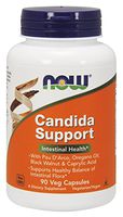 NOW Supplements, Candida Support with Pau D'Arco, Oregano Oil, Black Walnut & Caprylic Acid, 90 Veg Capsules