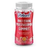 Vitaburst Adult Strong Multivitamin Gummies - Delicious Chewable Immune Support Gummies for Men and Women - Bursting with Essential Vitamins and Minerals - Vegetarian - Made in The USA - 60ct