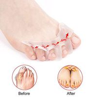 YAMEIJIA Toe Orthopedic Supplies Gel Toe Separator Stretcher for Dancer Yogis Athlete Bunion Relief Hammer Claw Crooked Toes Straightener