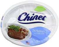Chinet Premium  12 5/8 x 10-Inch Paper Platters, 24 ct - 2 Pack