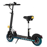 PAICHE Electric Scooter for Adults, Foldable Portable with Seat 10 Inches 150kg Load 40km/h for Working Commute Downtown Travel Birthday Gift [Energy Class A],48V16A/70km