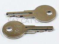 EZGO Key for All Stock EZGO Golf CARTS (Set of 2)