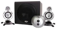 Klipsch GMX A 2.1 Personal Audio System (3 Speakers, Black & Silver)